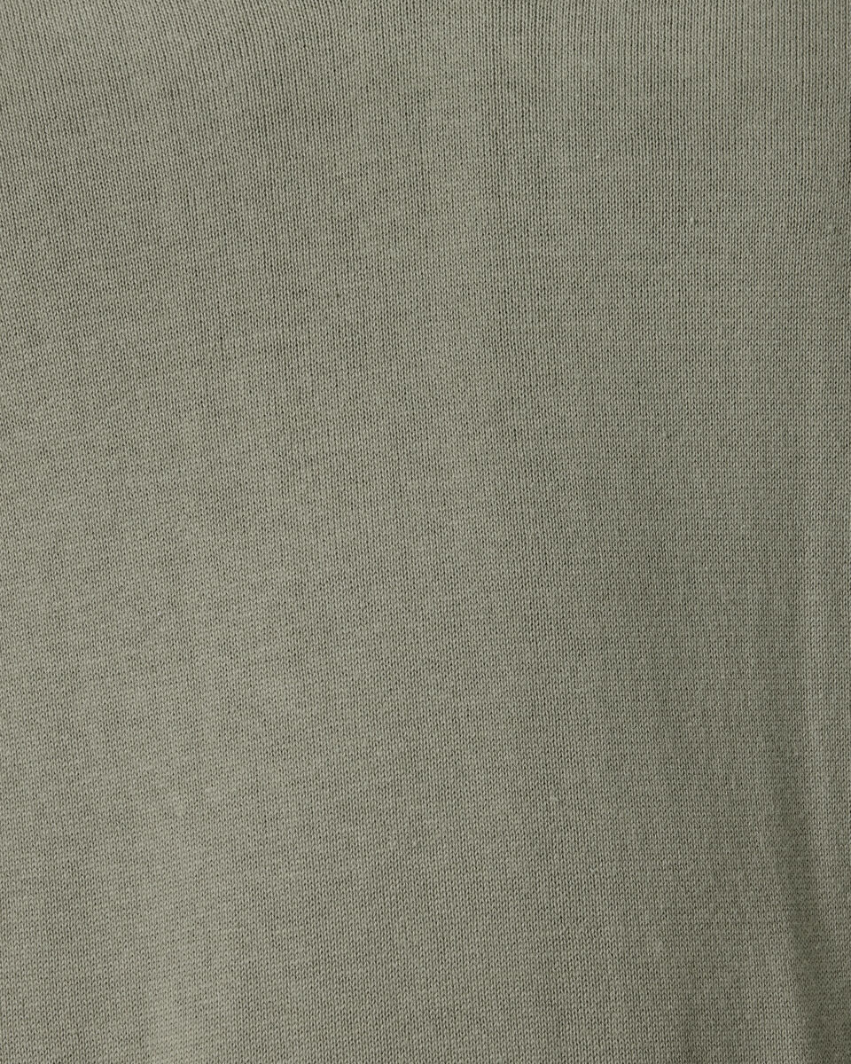 Short Sleeve Trophy Neck Knit, Sage, hi-res